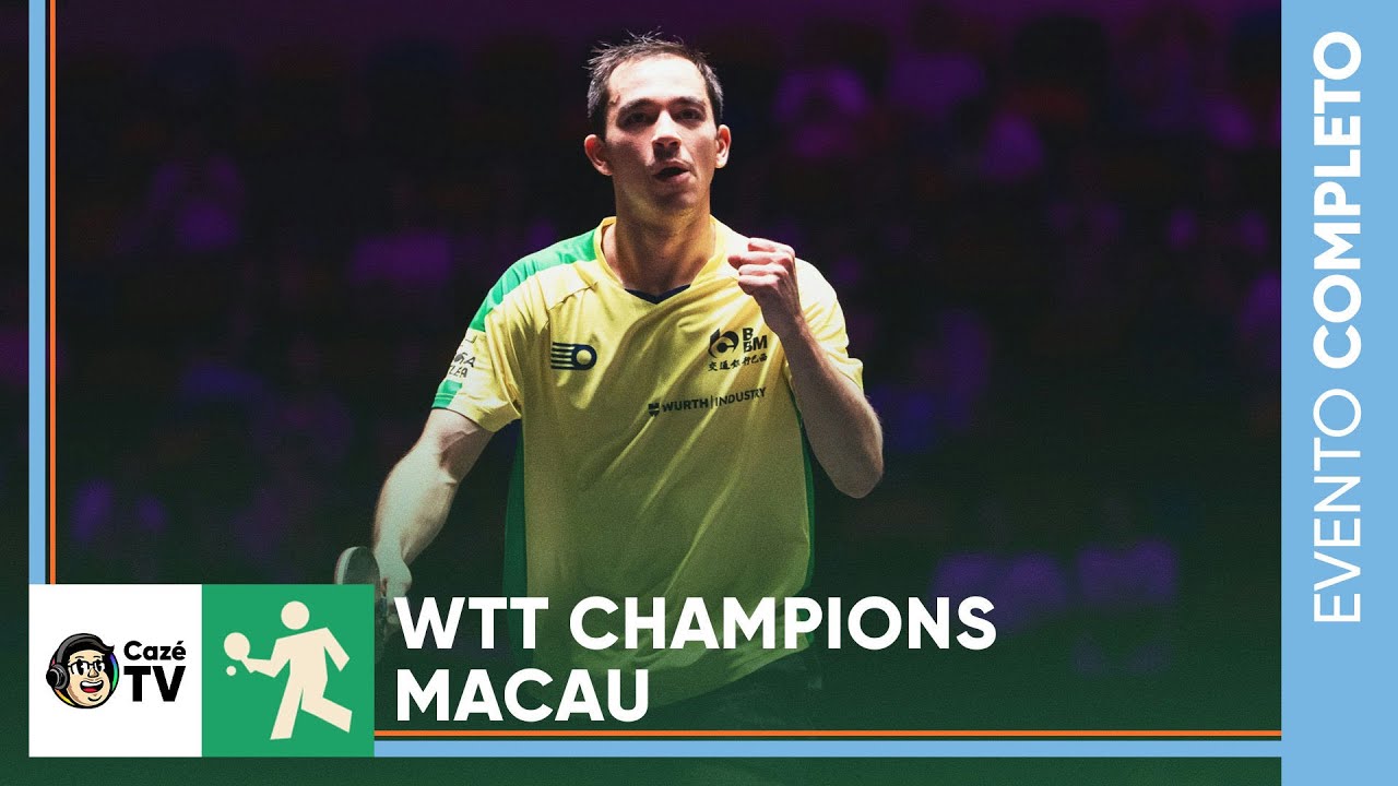 HUGO CALDERANO E BRUNA TAKAHASHI NO WTT CHAMPIONS DE MACAU | TÊNIS DE MESA