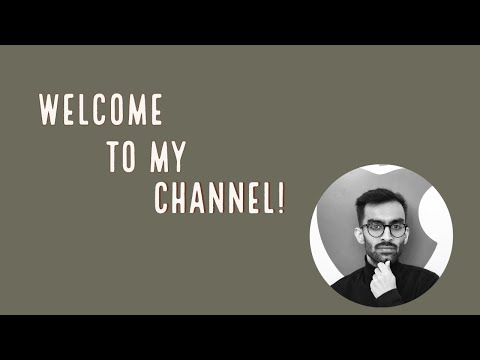 welcome to my channel! - YouTube