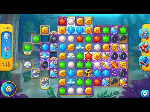 [FISHDOM Walkthrough] Level 5943 Super Hard (Qua màn - Fishdom)