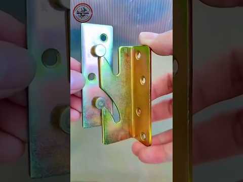 Bed Rail Brackets Bed Hinges Double Hooks with Screws Heavy Duty Replacement Part for Bed Frames 🛠️
