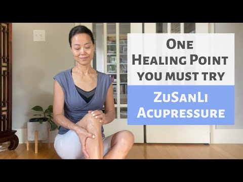 ONE HEALING POINT YOU MUST TRY | ACUPRESSURE | TCM | ZU SAN LI | ST-36