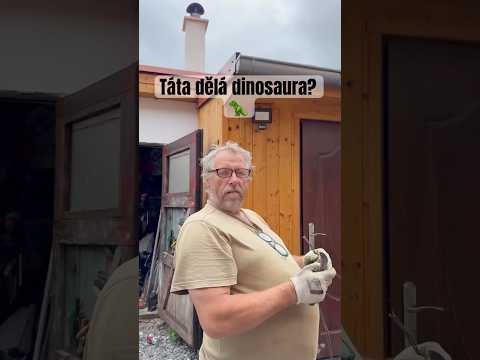Jak dělá dinosaurus?🦕 Verze s tátou..😂😂