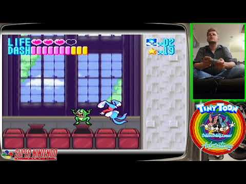 |TT01| The 'ACME Looniversity' Stage | Let's Play TINY TOON ADVENTURES | SNES