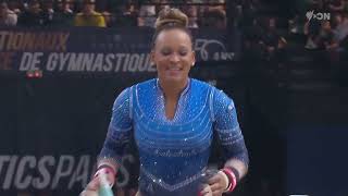 Rebeca Andrade. 2023 Paris World Challenge Cup. UB