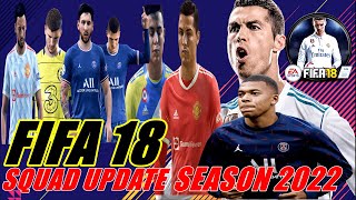 how to update fifa 18 squad to  2022