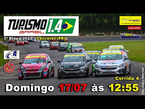 TURISMO 1.4 BR | Corrida 4 | 3ª Etapa 2022 - Cascavel (PR) | Ao Vivo