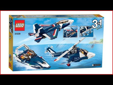 Vidéo LEGO Creator 31039 : L'avion bleu