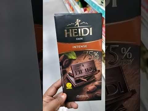 Heidi 75% Dark chocolate #heidi #darkchocolate #foodvlog #foodshorts #shortfeed #ytshorts #viralfood
