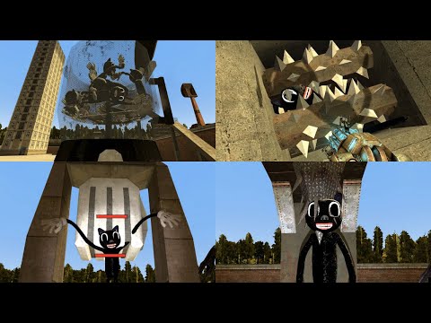 CARTOON CAT vs RAGDOLL SLAUGHTER Map PART 3: Juicer and More in Garry's Mod GMod