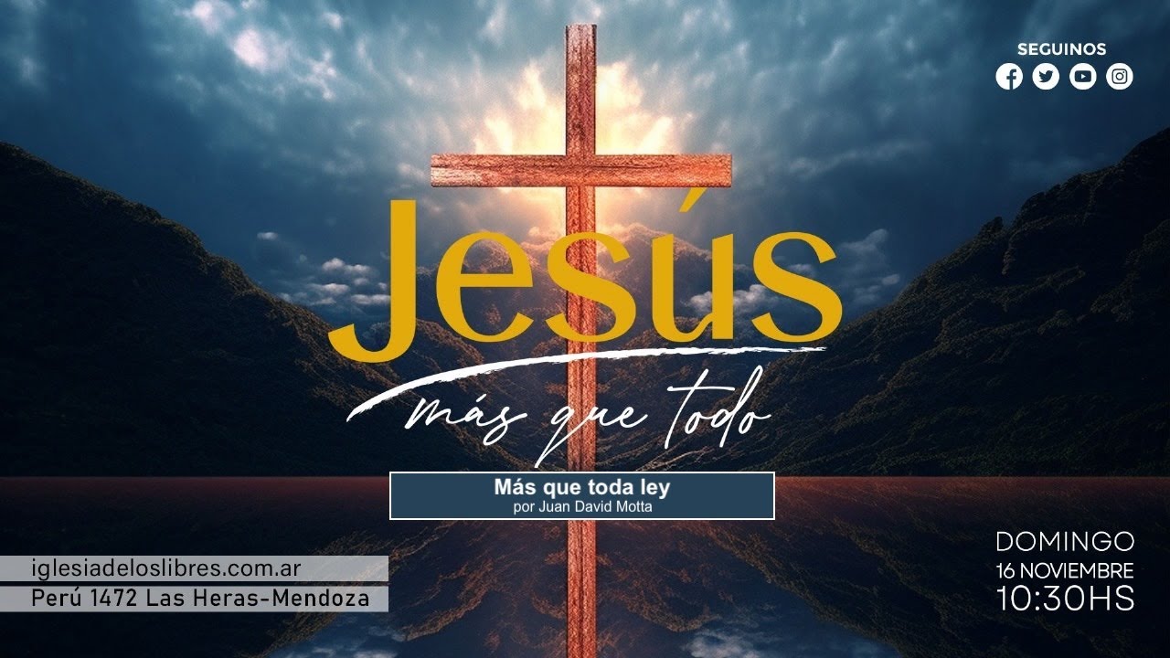 Jesús es más que todo: más que la ley