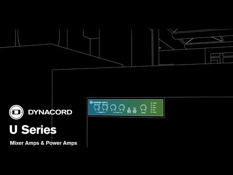 Dynacord U Series Amplifiers and Mixer amplifiers