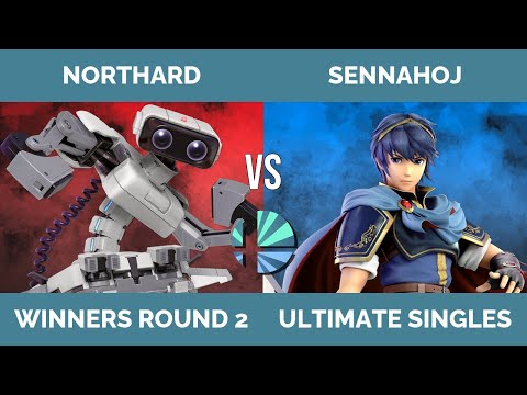 Haugasmash 42: SSBU Winners R2 - Northard (ROB) vs Sennahoj (Marth, Kirby)
