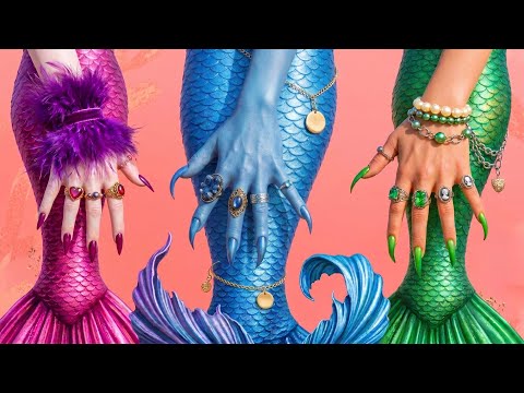 FROM BARBIE GLAM TO VAMPIRE MERMAID 🧜‍♀️✨ Ultimate Transformation You’ll Love