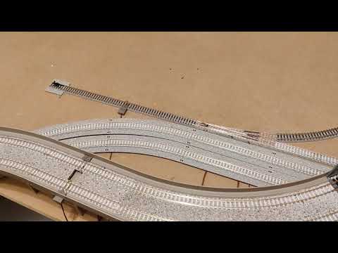 N Scale layout with Tomix tracks