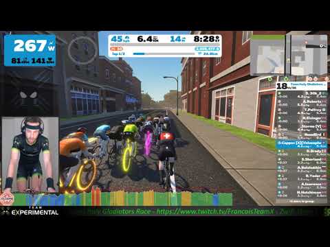 2019.04.15 - Zwift Race - Team Italy Gladiators Race - 3rd / 56