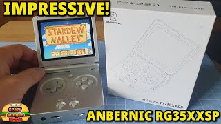 Anbernic RG35XXSP Handheld Flip Retro Console - Impressive!
