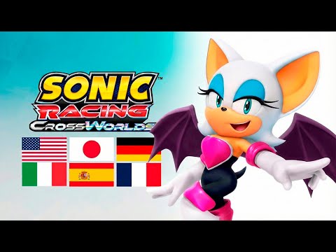 Rouge "SCREAMING" in six different languages | Sonic Racing Crossworlds