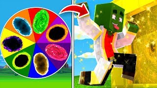 GIRA LA RULETA DE LA SUERTE Y GANA UN PORTAL DE LUJO EN MINECRAFT !! LA MEJOR DIMENSIÓN DEL MUNDO