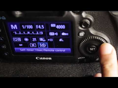 set self-timer 5D mark 3