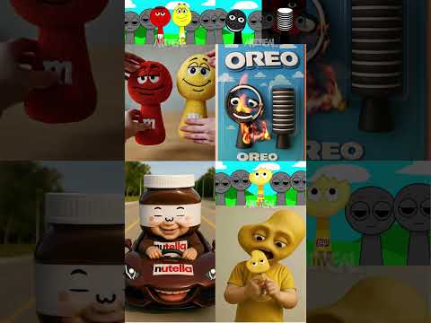 Incredibox Sprunki OC - Nutella X OREO X LAY'S X M&M's In Real Life!