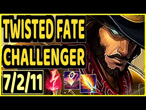NISQY (TWISTED FATE) - 7/2/11 KDA MID CHALLENGER GAMEPLAY - EUW