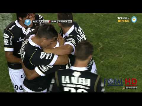 Gol de Espinoza. All Boys 1 - River 1 | Torneo Final 2014 - Fecha 8