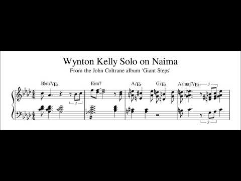 Wynton Kelly Solo on Naima - Piano Transcription (Sheet Music in Description)
