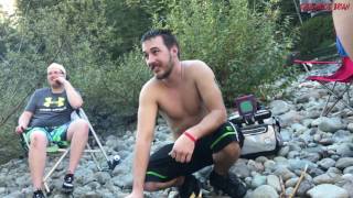 Rope swing and bridge jumping!