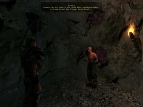 Lets Play: Gothic 2 - Die Nacht des Raben #99 - Die geheime Lurkerhöhle hinterm Wasserfall