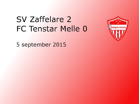 20150905 SV Zaffelare - FC Tenstar Melle