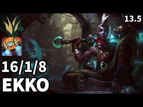 Ekko Jungle vs Xin Zhao - KR Master  | Patch 13.5