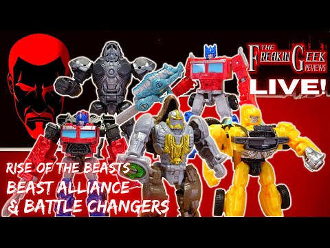 Rise of the Beasts BEAST ALLIANCE & BATTLE CHANGERS: EmGo's LIVE TRansformers Reviews N' Stuff