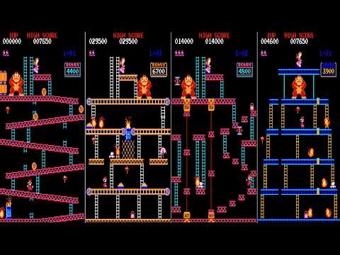 FULLSCREEN AMIGA UPDATE Donkey Kong 500 v1 1 ARCADE CONVERSION By JOTD