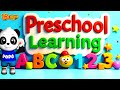 Preschool Learning Activities For 3 Year Olds At Home Learn ABC Phonics Shapes Numbers Colors