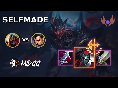 MID.GG: [ Selfmade ] Zed JUNGLE vs Xin Zhao | EUW MASTER | LOL Season 2025