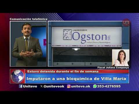 Imputaron a una bioquímica de Villa María