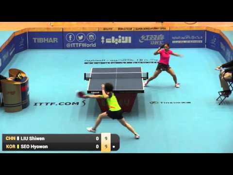 2016 Kuwait Open WS R16   LIU Shiwen vs SEO Hyowon 全體競技 수비수 *