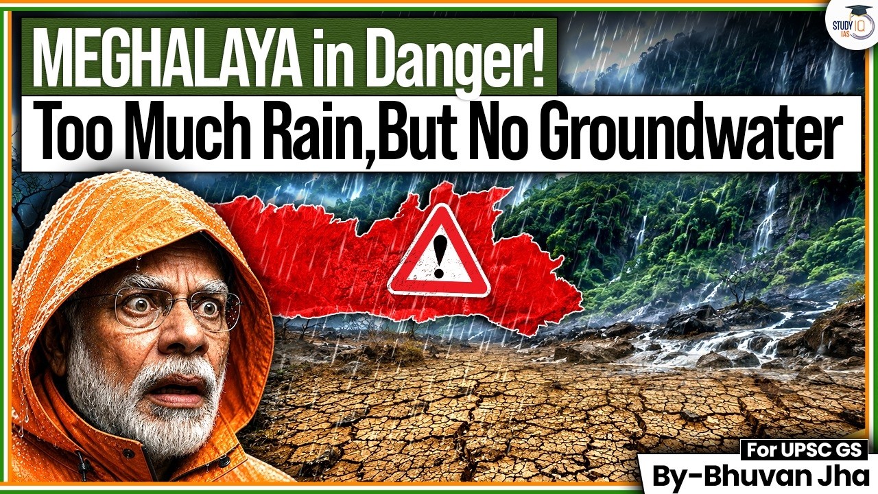 Why Meghalaya Has Too Much Rain but No Groundwater? | The Hidden Water Crisis | Bhuvan Sir
