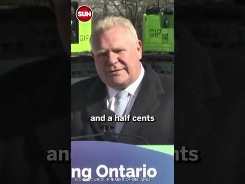 Doug Ford says the worst thing you can do with your money is give it to the government.