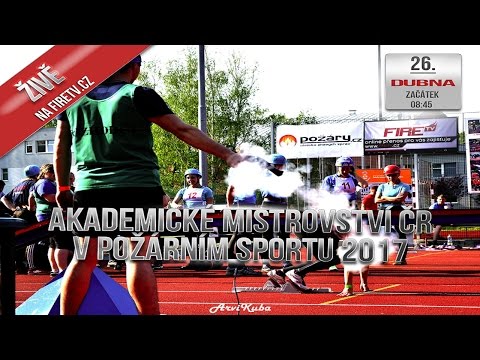 Otevřené akademické mistrovství ČR v požárním sportu Ostrava 2017 - Den 1.