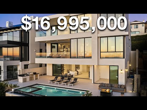 Inside a $16,995,000 Modern Coastal Dana Point Estate with EXPLOSIVE Ocean Views!