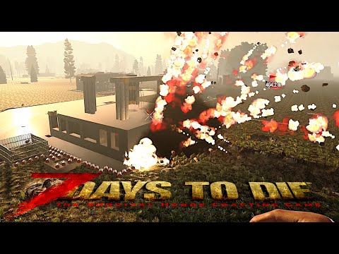 7 Days To Die alpha 20 German Community Server #16 Kontrollierte Sprengung