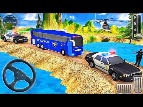 Police Bus Driving Simulator Off Road Transport Duty - Android Gameplay