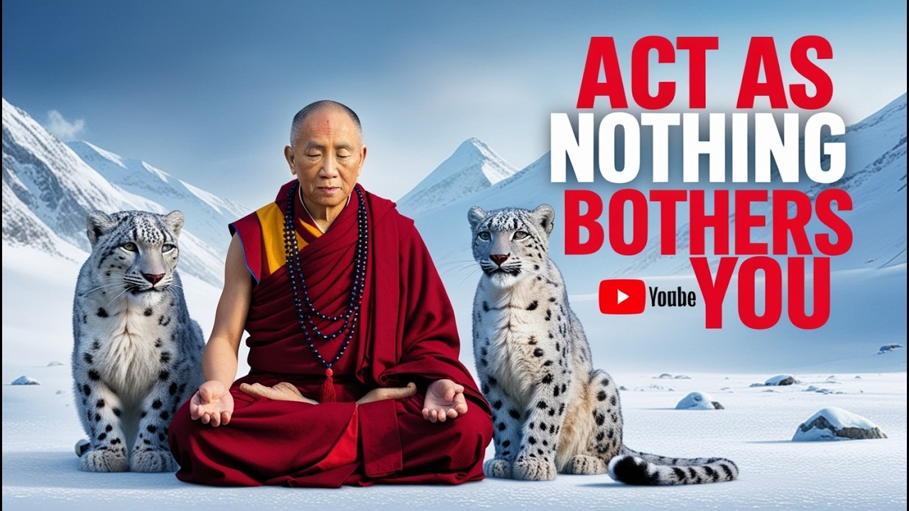 Master Inner Peace: Act as if Nothing Bothers You | Powerful Buddhist Wisdom