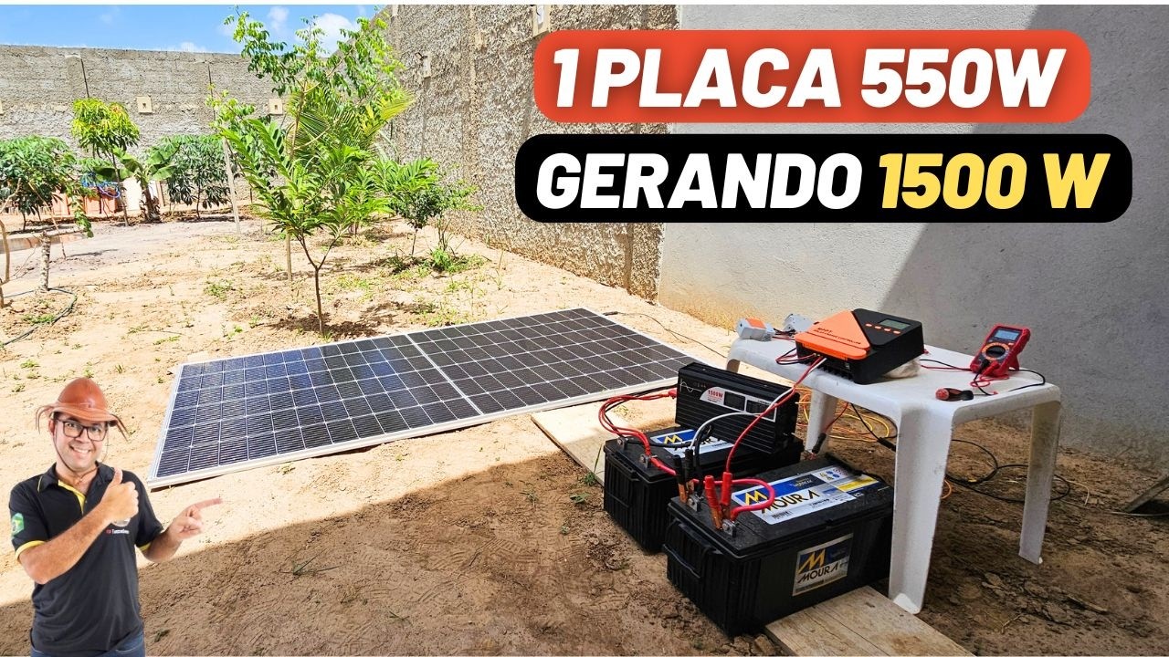 3X Mais potência 🔋☀️no sistema de Energia Solar OFF GRID