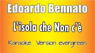 Edoardo Bennato -  L&#39;Isola Che Non C&#39;è ( Versione Karaoke Academy Italia)
