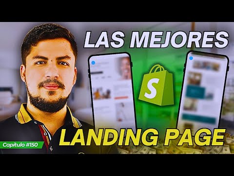 Las MEJORES LANDINGS PAGE para Dropshipping en Shopify Contra Entrega Rápida