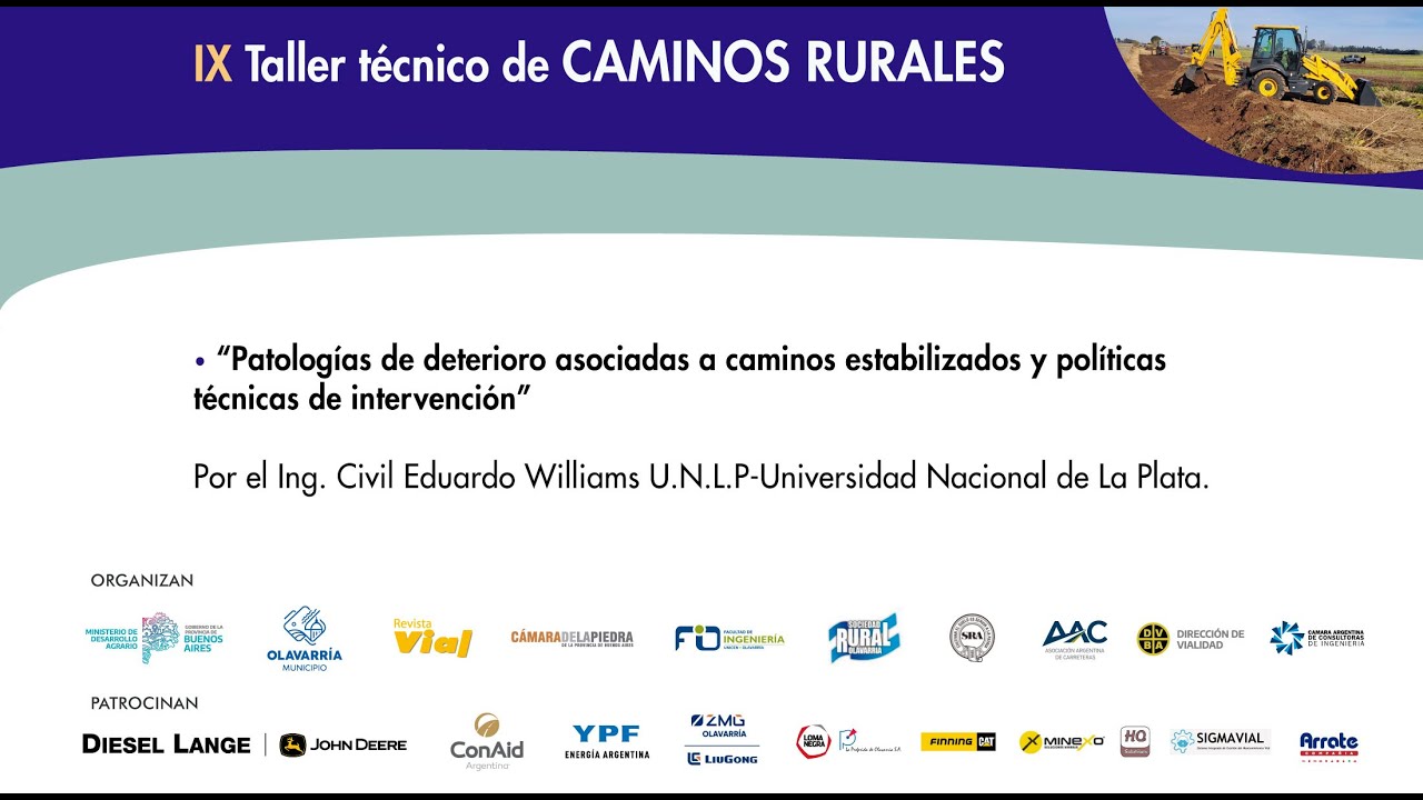 “Patologías de deterioro asociadas a caminos estabilizados y políticas técnicas de intervención”