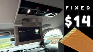 Rear DVD Screen FIXED! RES Ribbon Cable Fix Cadillac, Chevy and GMC 2015-2019