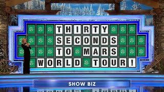 Thirty Seconds to Mars - Seasons World Tour 2024 Wheel Of Fortune Announcement